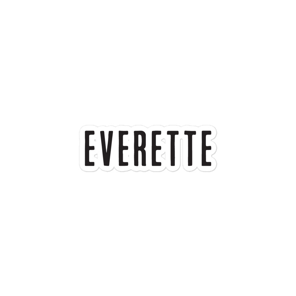 EVERETTE Bubble-free stickers