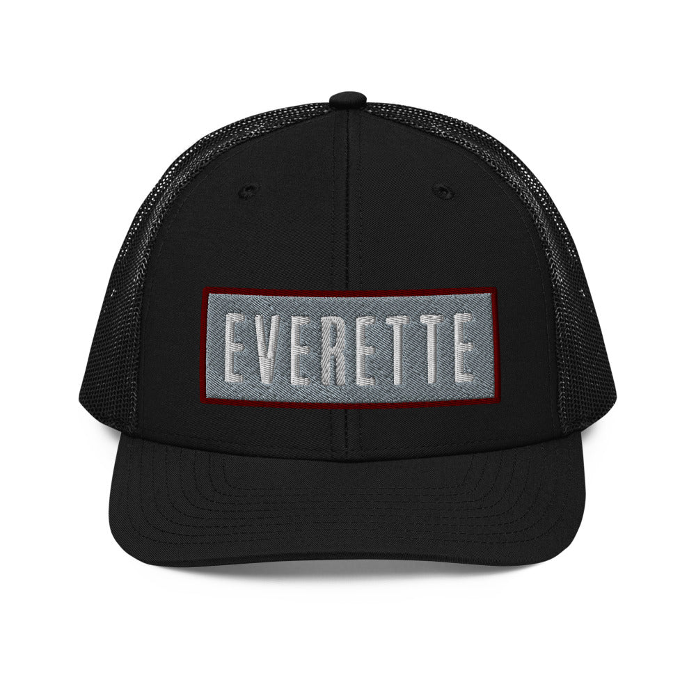 EVERETTE Patch Logo Trucker Cap