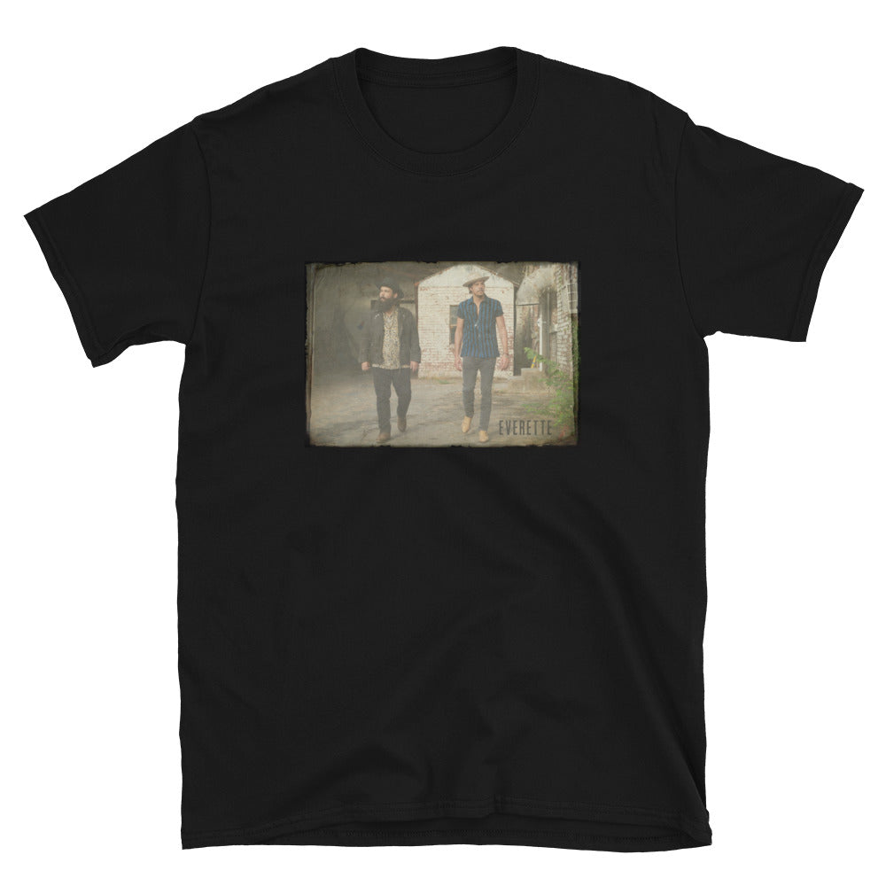 EVERETTE Faded Walking Short-Sleeve Unisex T-Shirt